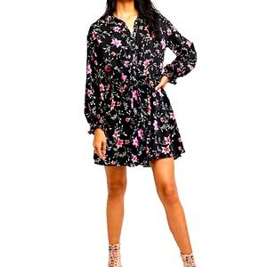 Free People lighten Up Floral long Sleeve Dress